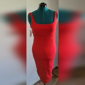 Nwt DvF Diane Von Furstenberg Bodycon Red Dress 12